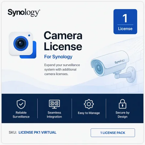 Synology Surveillance Device Licence Pack, 1 cameras